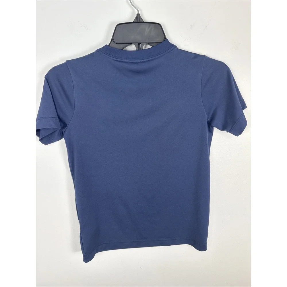 Nike Youth Dri-fit Park VII Short Sleeve Jersey Size Small Navy Blue Athletic
